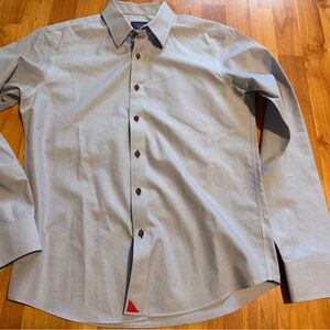 UNTUCKit Dress Shirt with red accents